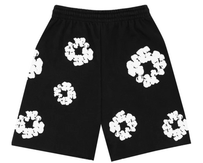 The Cotton Wreath Shorts Black