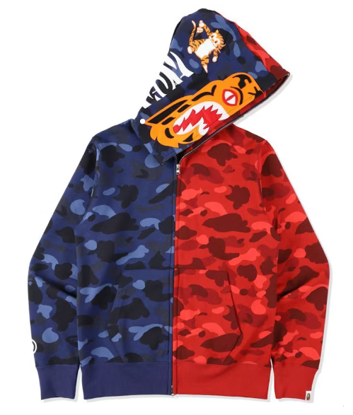 BAPE Camo Red & Blue