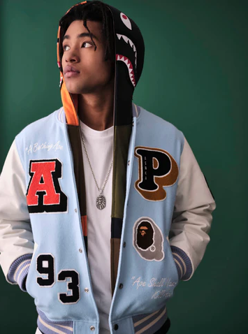 BAPE VARSITY BLUE JACKET