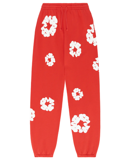 Denim Tears The Cotton Wreath Sweatpant Red