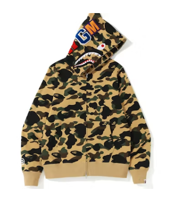 BAPE 1st Camo Shark Full Zip Hoodie Hoodie