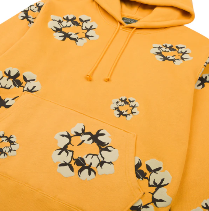 Cactus Tears Wreath Hoodie Yellow