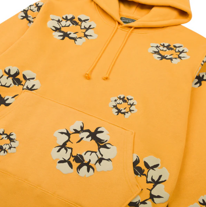 Cactus Tears Wreath Hoodie Yellow