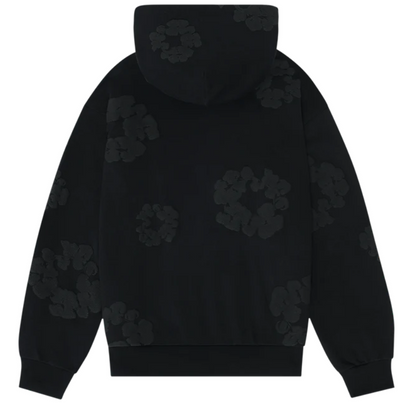 Denim Tears Cotton Wreath Hoodie Black Monochrome