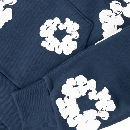 Denim Tears The Cotton Wreath Sweatshirt Navy