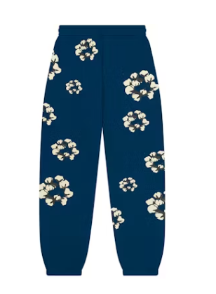 Cactus Tears Wreath Pants Navy