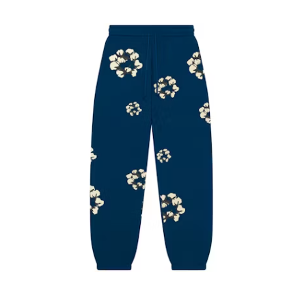 Cactus Tears Wreath Pants Navy