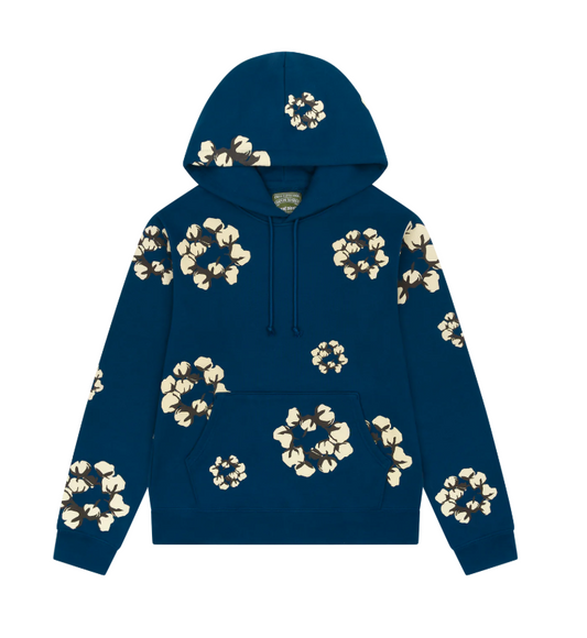 Cactus Tears Wreath Hoodie Navy