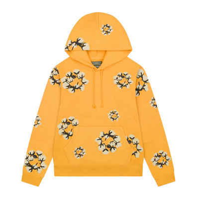 Cactus Tears Wreath Hoodie Yellow