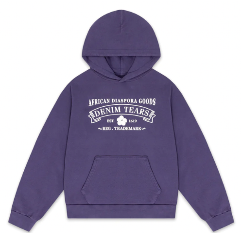 Denim Tears ADG Purple Hoodie