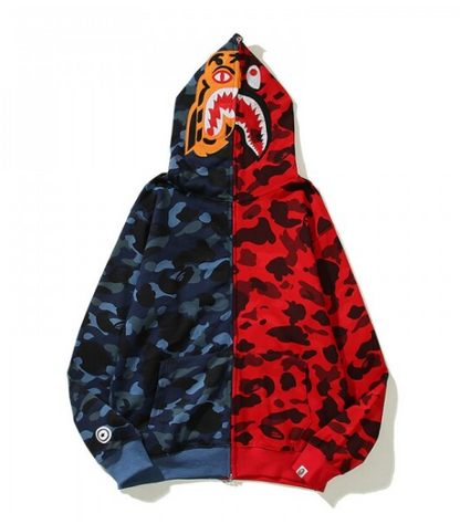 BAPE Camo Red & Blue