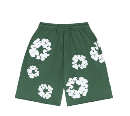 The Cotton Wreath Shorts Green