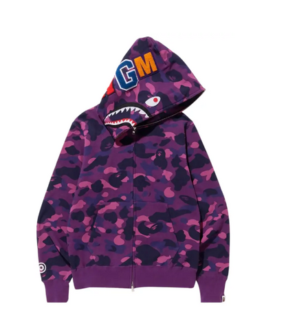 BAPE ABC Camo Shark Full Zip Hoodie