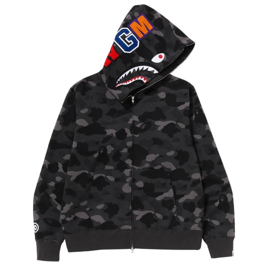 Bape Camo Hoodie Black